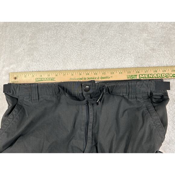 B.C. Clothing Utility Pants Mens XXLx34 Grey Convertible Tactical Zipper Shorts - Picture 4 of 8